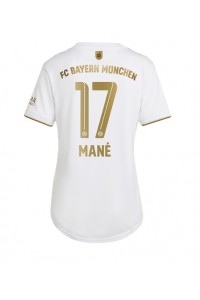 Bayern Munich Sadio Mane #17 Fotballdrakt Borte Klær Dame 2022-23 Korte ermer
